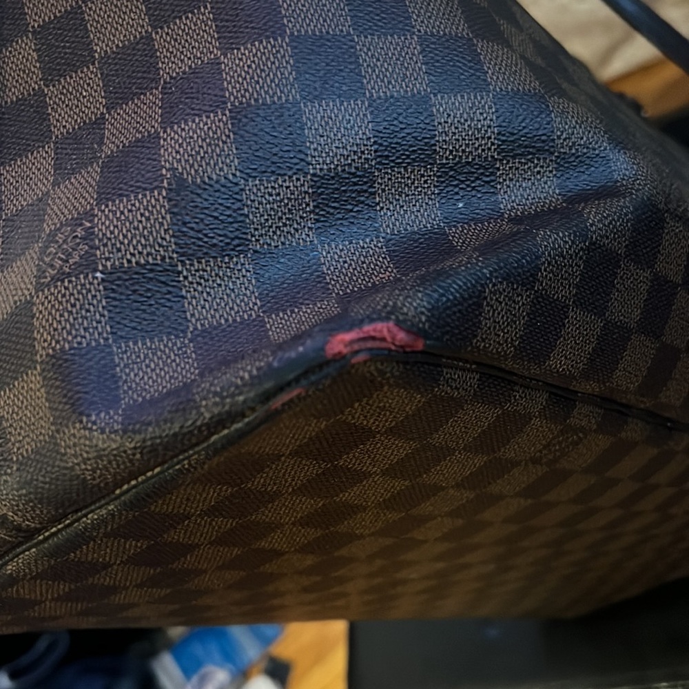 Louis Vuitton Neverfull GM Damier Ebene coated canvas tote bag - Picture 7 of 11